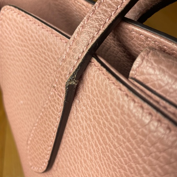 Gucci Pink Leather Tote Bag - Picture 9 of 13